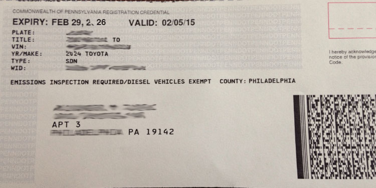 Register or renew your car registration
